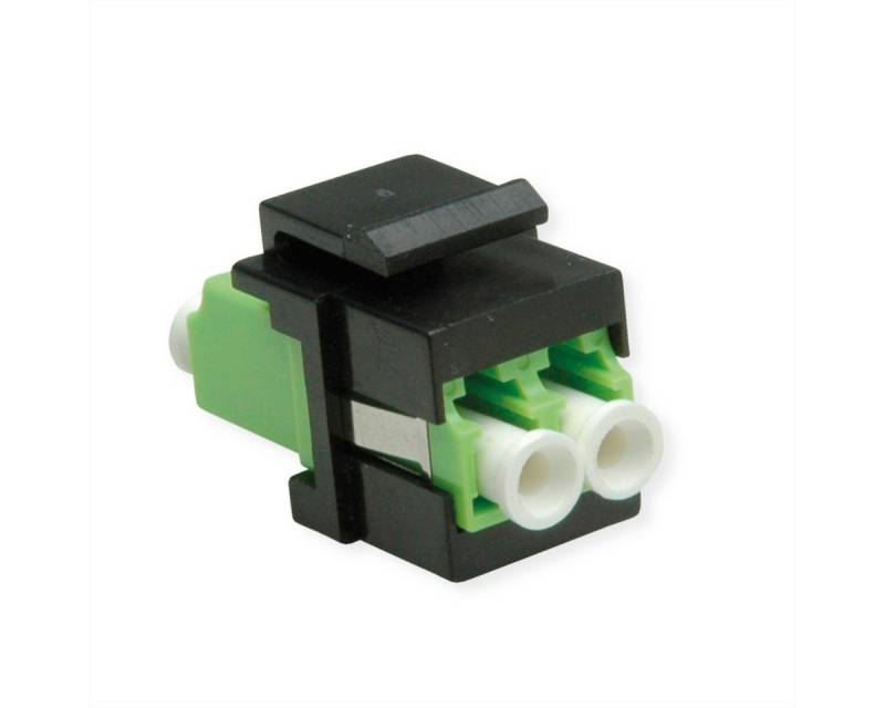ROLINE Keystone LWL-Adapter LC/LC Duplex, Multimode Glasfaserkabel, OM5 von ROLINE