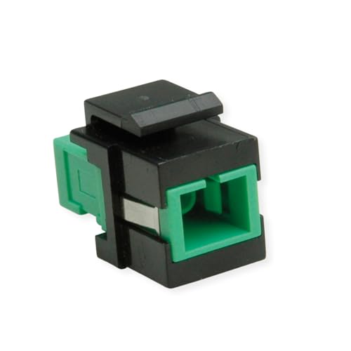 ROLINE Keystone LWL-Adapter SC/SC Simplex, Single Mode, OS2, APC ROLINE Keystone LWL-Adapter SC/SC Simplex, Single Mode, OS2, APC von ROLINE