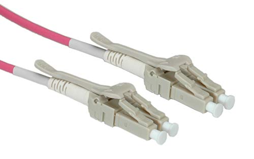ROLINE LC/LC LWL Netzwerkkabel | Glasfaser Kabel | OM4 Duplex Patchkabel Low Loss | Violett 10 m von ROLINE