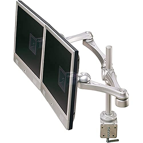 ROLINE LCD-Doppelarm Trägerstange, 4 Gelenke, Tischmontage von ROLINE