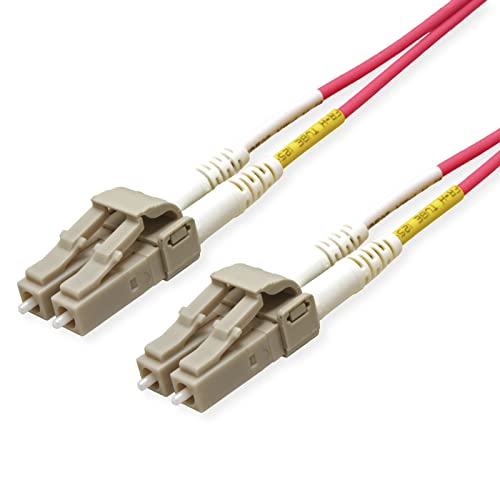 ROLINE LWL-Kabel 50/125µm OM4, LC/LC, Low-Loss-Stecker, violett, 1 m ROLINE LWL-Kabel 50/125µm OM4, LC/LC, Low-Loss-Stecker, violett, 1 m von ROLINE