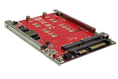 ROLINE M.2 zu SATA III SSD H/W Adapter, 2x M.2 NGFF SSD, Boot- und RAID-fähig von ROLINE