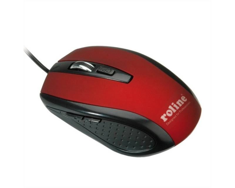 ROLINE Maus, optisch, USB Maus (kabelgebunden) von ROLINE