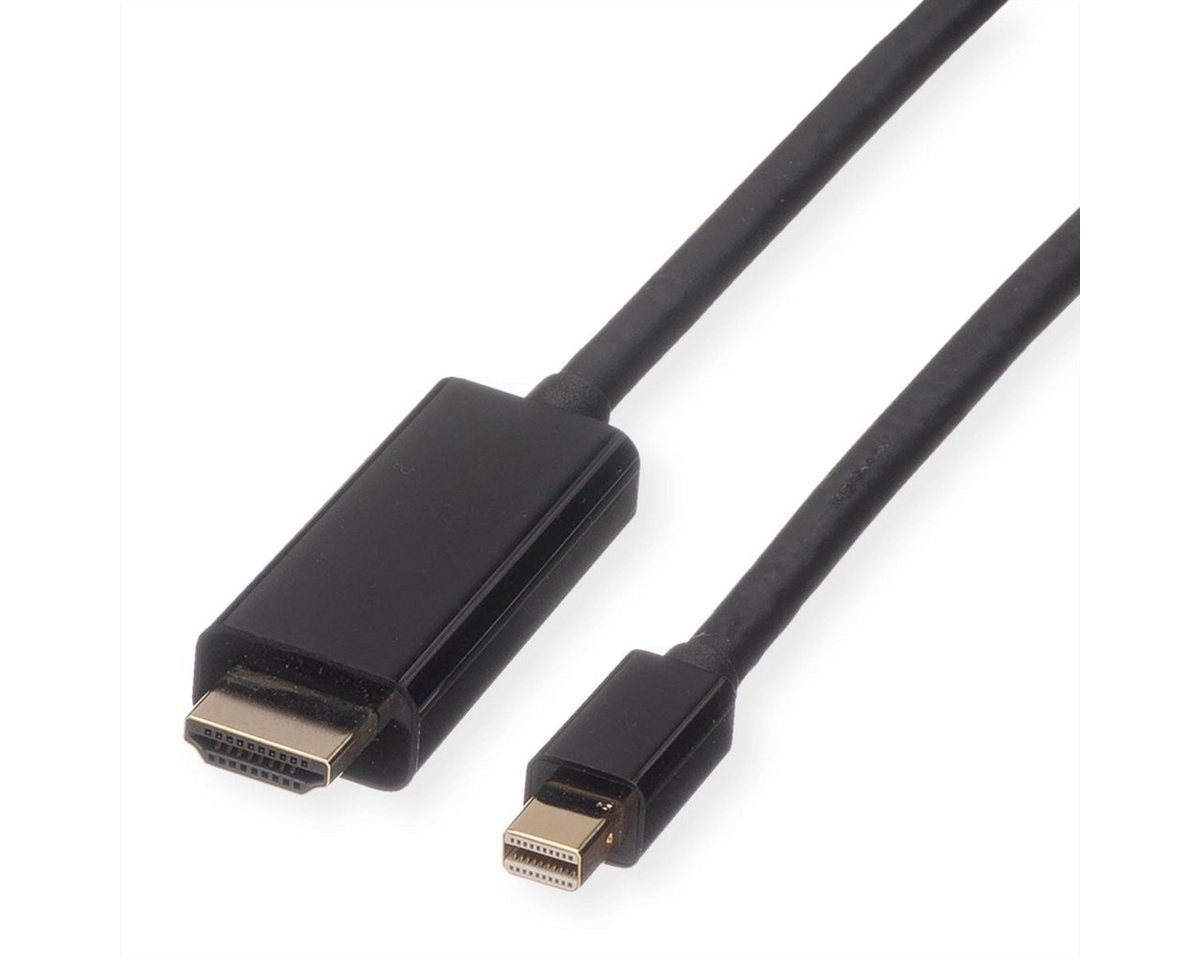 ROLINE Mini DisplayPort Kabel, Mini DP-UHDTV, ST/ST Audio- & Video-Kabel, Mini DisplayPort Männlich (Stecker), UHDTV Männlich (Stecker) (300.0 cm) von ROLINE