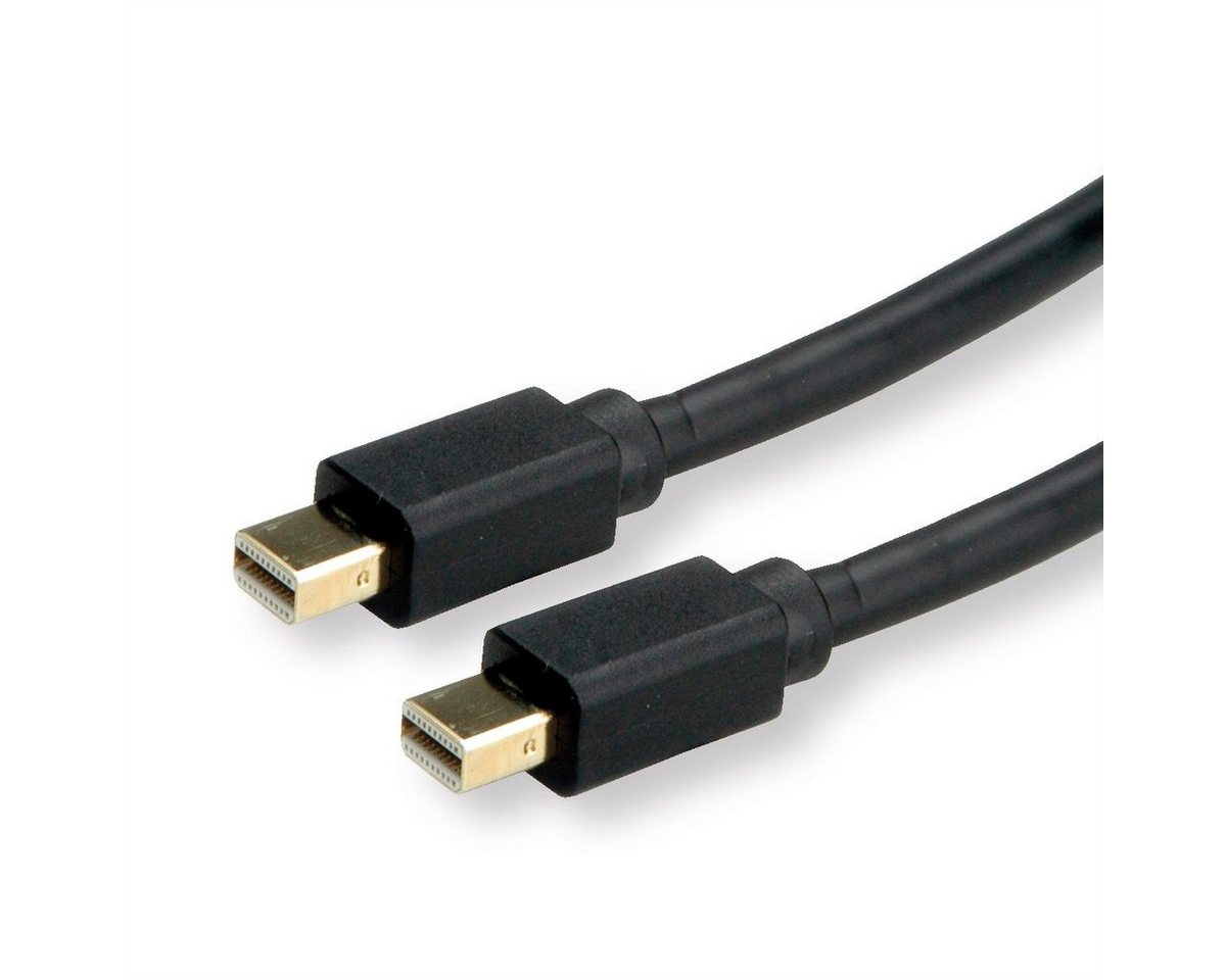 ROLINE Mini DisplayPort Kabel, v1.4, mDP - mDP, ST - ST Audio- & Video-Kabel, Mini DisplayPort Männlich (Stecker), Mini DisplayPort Männlich (Stecker) (100.0 cm) von ROLINE