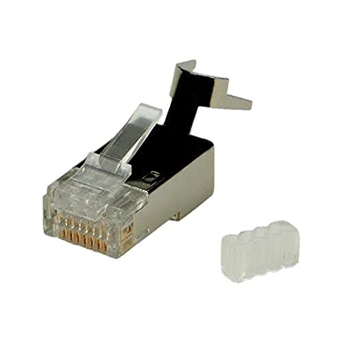 ROLINE Modular Plug geschirmt, Kat.6 (Class E) für Massivdraht, 10 Stck von ROLINE