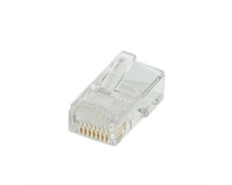 ROLINE Modular-Plug ungeschirmt, Kat.5e (Class D) Netzwerk-Panel (10 Stck) von ROLINE