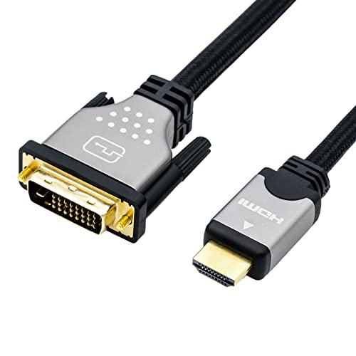 ROLINE Monitorkabel DVI - HDMI, ST-ST, dual link, schwarz / silber, 1,5 m von ROLINE