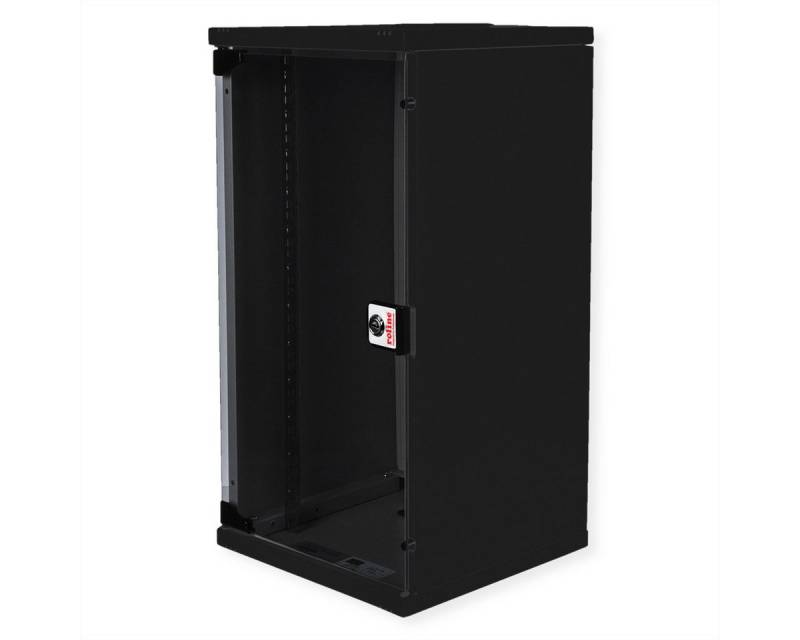 ROLINE Netzwerkschrank 10-Zoll Wandgehäuse 12 HE, 312x300 BxT schwarz von ROLINE