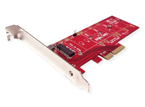 ROLINE PCIe 4.0 x4 3.3V5A Host Adapter für PCIe-NVMe M.2 110mm SSD von ROLINE