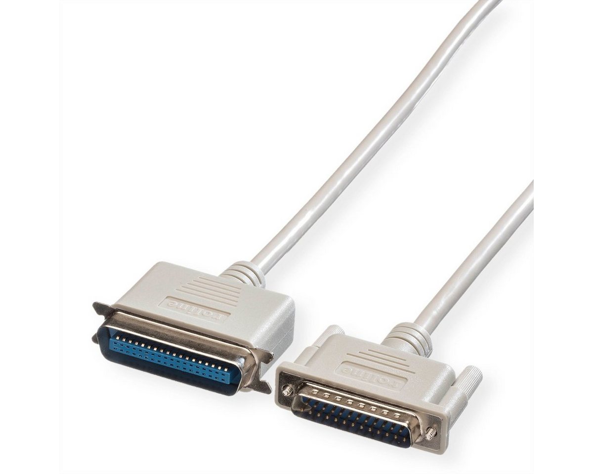 ROLINE Paralleldruckerkabel DB25 ST - Centr.36 ST Computer-Kabel, D-Sub 25-polig (DB-25) Männlich (Stecker), Centronics 36 Männlich (Stecker) (900.0 cm) von ROLINE