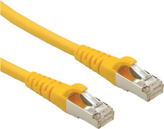 ROLINE - Patch-Kabel - RJ-45 (M) bis RJ-45 (M) - 20 m - SFTP, PiMF - CAT 6a - Gelb (21.15.2829) von ROLINE