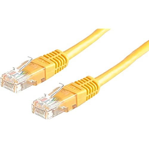ROLINE Patchkabel Kat.5e (Class D) UTP, gelb, 0,5 m von ROLINE