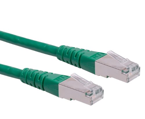 ROLINE Patchkabel Kat.6 (Class E) S/FTP (PiMF), grün, 5 m von ROLINE