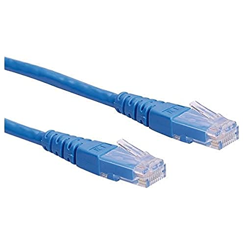 ROLINE Patchkabel Kat.6 (Class E) UTP, blau, 0,5 m von ROLINE