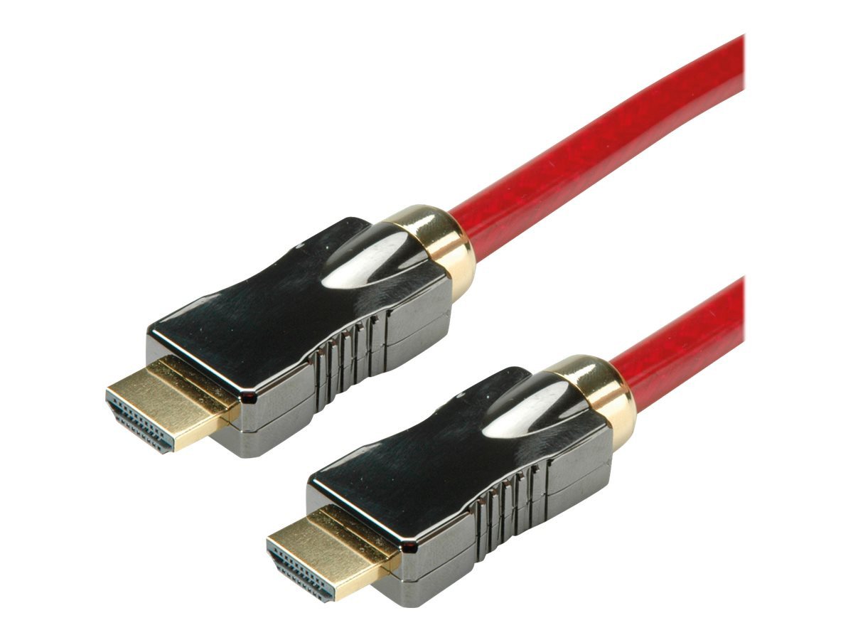 ROLINE ROLINE 8K HDMI Ultra HD Kabel mit Ethernet ST/ST 1,0 m HDMI-Kabel von ROLINE