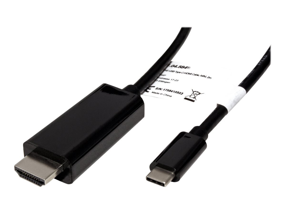 ROLINE ROLINE Adptrkb. USB Typ C-HDMI ST/ST 3m - Digital/Daten - Digital/D... HDMI-Kabel von ROLINE
