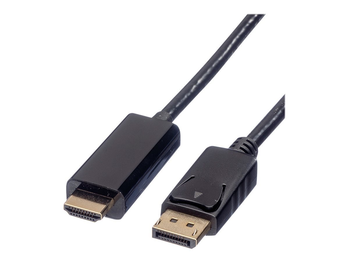 ROLINE ROLINE DisplayPort (M) bis HDMI (M) - 5m HDMI-Kabel von ROLINE
