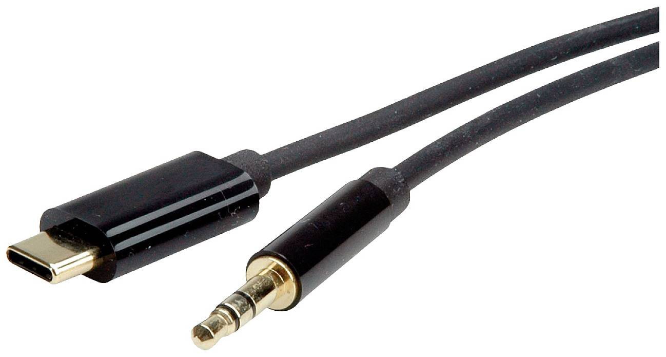ROLINE ROLINE USB TypC 3.5mm Adapt.kabel 3m - Adapter - Audio/Multimedia (Computer-Kabel von ROLINE