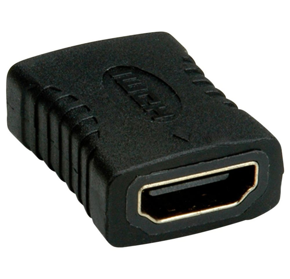 ROLINE Roline 12.03.3151 Adapter [1x HDMI-Buchse - 1x HDMI-Buchse] Schwarz TV-Adapter von ROLINE