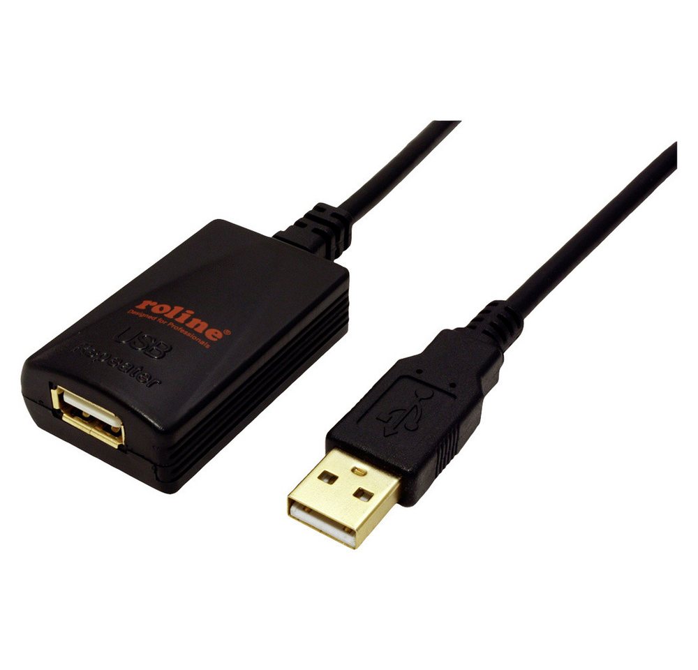 ROLINE Roline KVM Verlängerungskabel 5.00 m Schwarz Computer-Kabel, (500.00 cm) von ROLINE