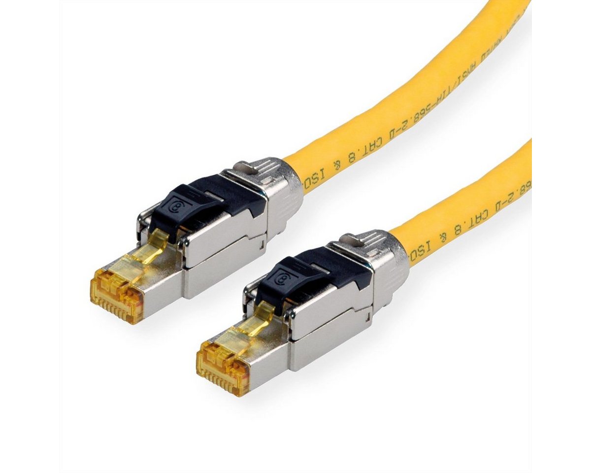 ROLINE S/FTP-(PiMF) Patchkabel Kat.8 (Class I) LAN-Kabel, RJ-45 Männlich (Stecker), RJ-45 Männlich (Stecker) (300.0 cm), LSOH, Massivdraht von ROLINE