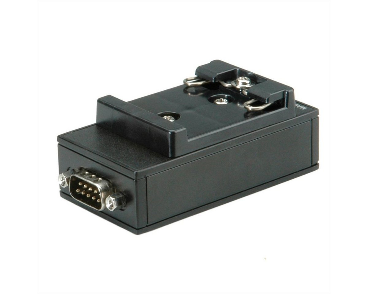 ROLINE USB 2.0 nach RS-232 Adapter für DIN Hutschiene, 1 Port Computer-Adapter USB 2.0 Typ A Männlich (Stecker) zu D-Sub 9-polig (DE-9) Männlich (Stecker) von ROLINE