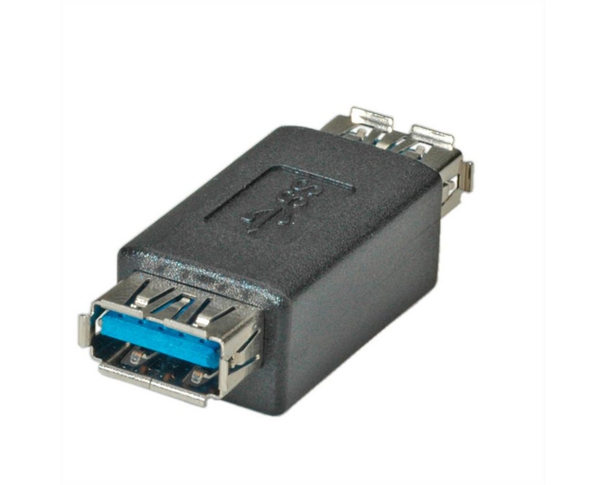 ROLINE USB 3.2 Gen 1 Gender Changer, Typ A BU/BU Computer-Adapter USB 3 Typ A Weiblich (Buchse) zu USB 3 Typ A Weiblich (Buchse) von ROLINE
