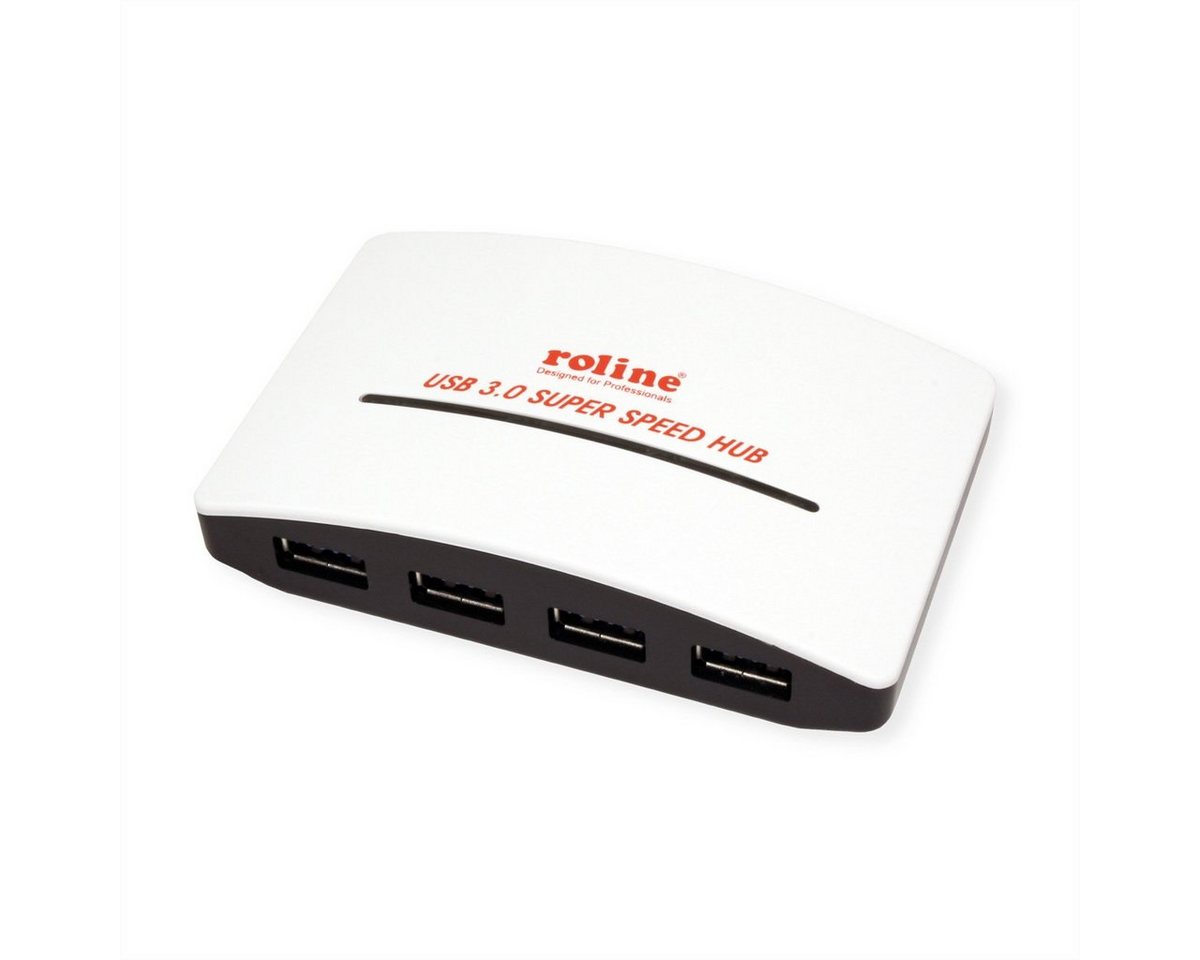ROLINE USB 3.2 Gen 1 Hub "Black and White", 4 Ports, mit Netzteil Computer-Adapter ROLINE USB 3.2 Gen 1 Hub "Black and White", 4 Ports, mit Netzteil Computer-Adapter von ROLINE