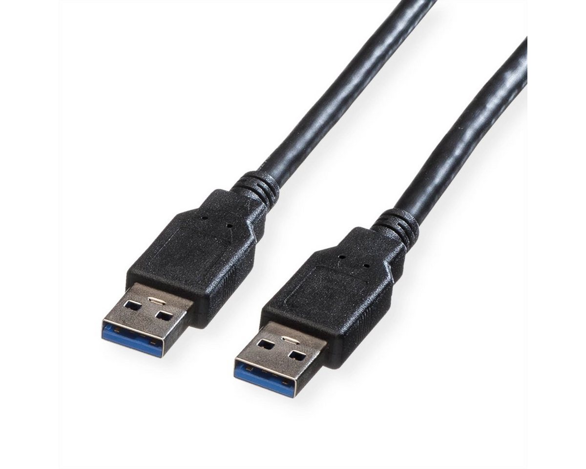 ROLINE USB 3.2 Gen 1 Kabel, Typ A-A USB-Kabel, USB 3 Typ A Männlich (Stecker), USB 3 Typ A Männlich (Stecker) (180.0 cm) von ROLINE