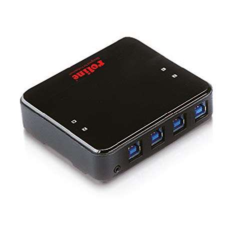 ROLINE USB 3.2 Gen 1 Switch, 4 PC, 4x USB 3.2 Gen 1 Ports von ROLINE