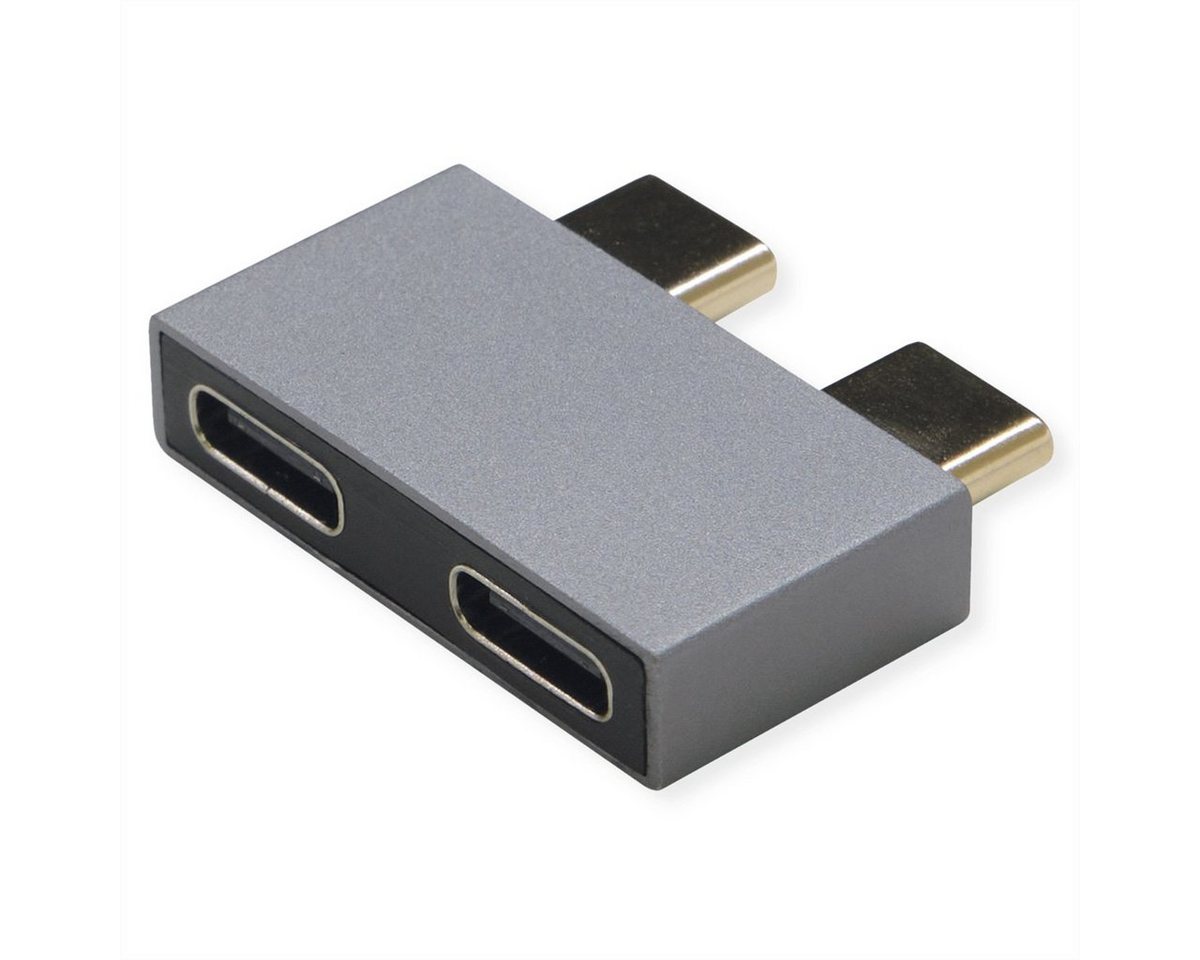 ROLINE USB 3.2 Gen 2 Adapter Computer-Adapter USB Typ C (USB-C) Männlich (Stecker) zu USB 3 Typ A Weiblich (Buchse), 2x USB Typ C - 2x Typ C, ST/BU von ROLINE