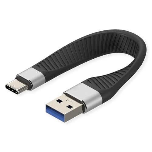 ROLINE USB 3.2 Gen 2 Silikonkabel, C-A, ST/ST, 10Gbit/s, Emark, schwarz, 11 cm ROLINE USB 3.2 Gen 2 Silikonkabel, C-A, ST/ST, 10Gbit/s, Emark, schwarz, 11 cm von ROLINE