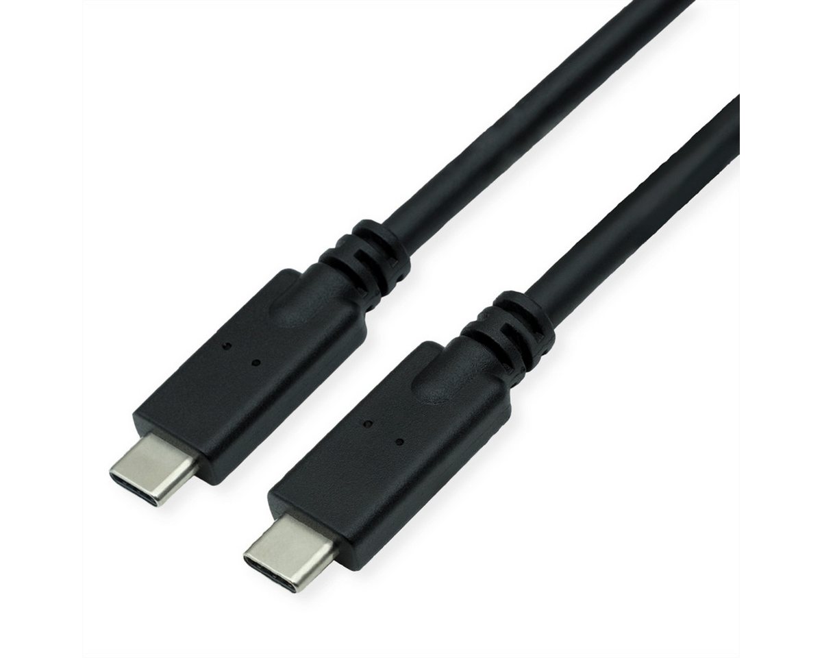 ROLINE USB 3.2 Gen 2 kompatibles Kabel, C-C, ST/ST USB-Kabel, USB Typ C (USB-C) Männlich (Stecker), USB Typ C (USB-C) Männlich (Stecker) (300.0 cm), 10Gbit/s, Emark, 100W von ROLINE
