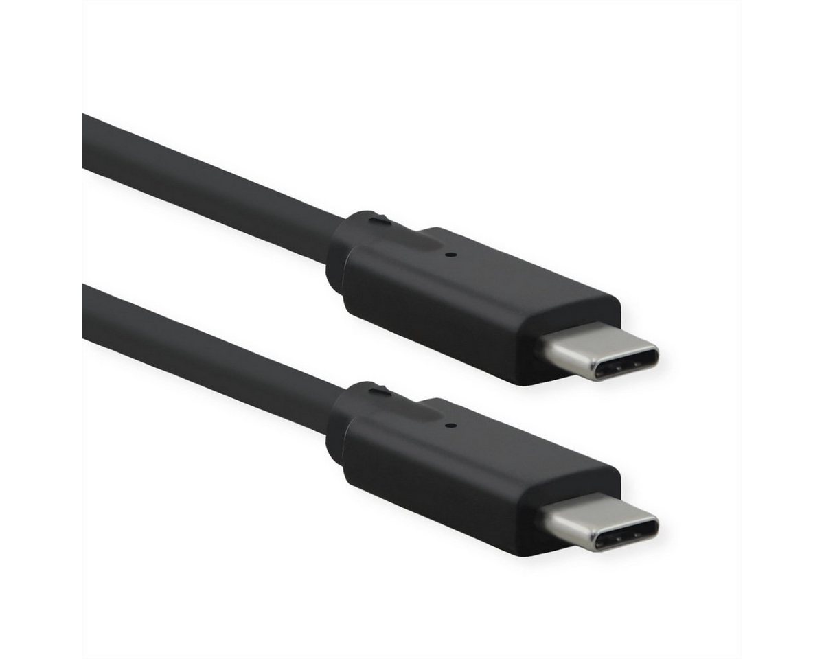ROLINE USB 3.2 Gen 2x2 Kabel, Emark, C-C, ST/ST USB-Kabel, USB Typ C (USB-C) Männlich (Stecker), USB Typ C (USB-C) Männlich (Stecker) (50.0 cm), 20Gbit/s, 100W von ROLINE