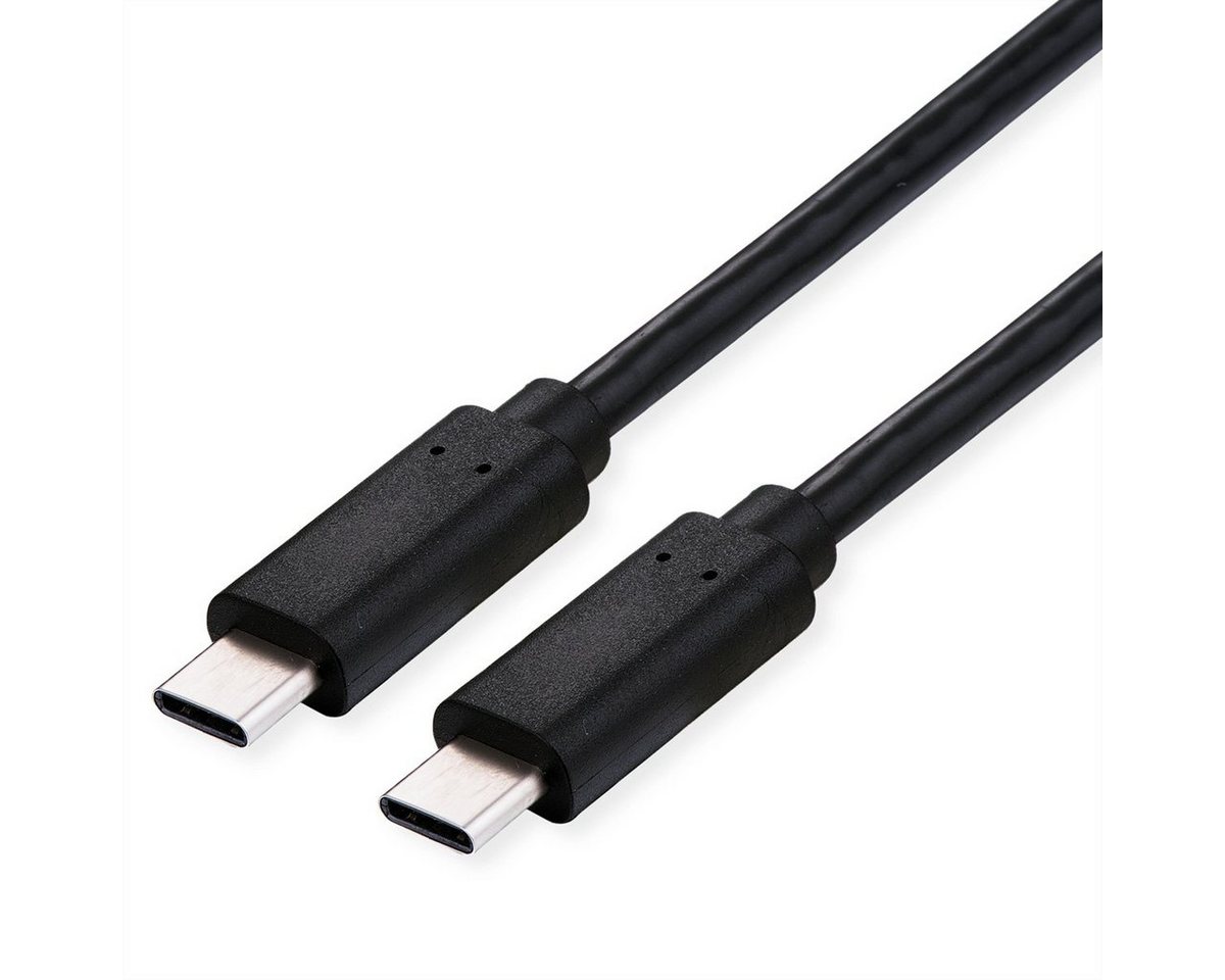ROLINE USB4 Gen3x2 Kabel, C–C, ST/ST USB-Kabel, USB Typ C (USB-C) Männlich (Stecker), USB Typ C (USB-C) Männlich (Stecker) (50.0 cm), 40Gbit/s, 240W von ROLINE