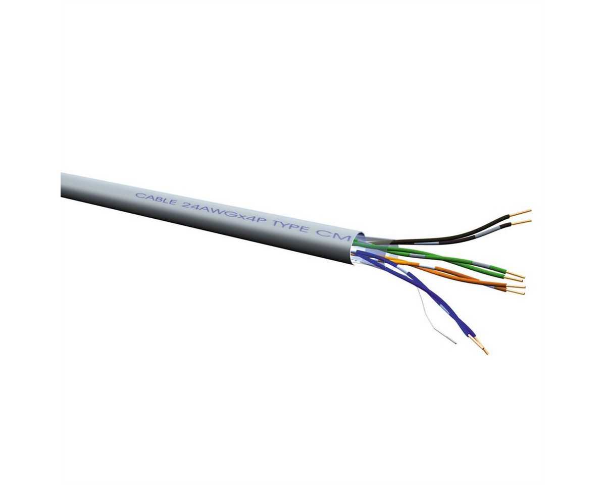 ROLINE UTP Kabel, Kat.6A (Class EA), Massivdraht, LSOH LAN-Kabel, (10000.0 cm), 100m von ROLINE