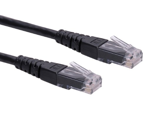ROLINE UTP LAN Kabel Cat 6 | Ethernet Netzwerkkabel mit RJ45 Stecker | schwarz 20 m von ROLINE