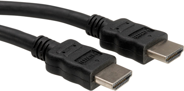 ROLINE - Video-/Audio-/Netzwerkkabel - HDMI - 30 AWG - HDMI, 19-polig (M) - HDMI, 19-polig (M) - 3 m - abgeschirmt - Schwarz (11.04.5733) von ROLINE