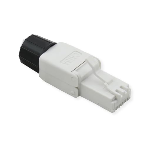 ROLINE feldkonfektionierbarer RJ-45 Stecker Kat.6A (Class EA), UTP, weiß von ROLINE