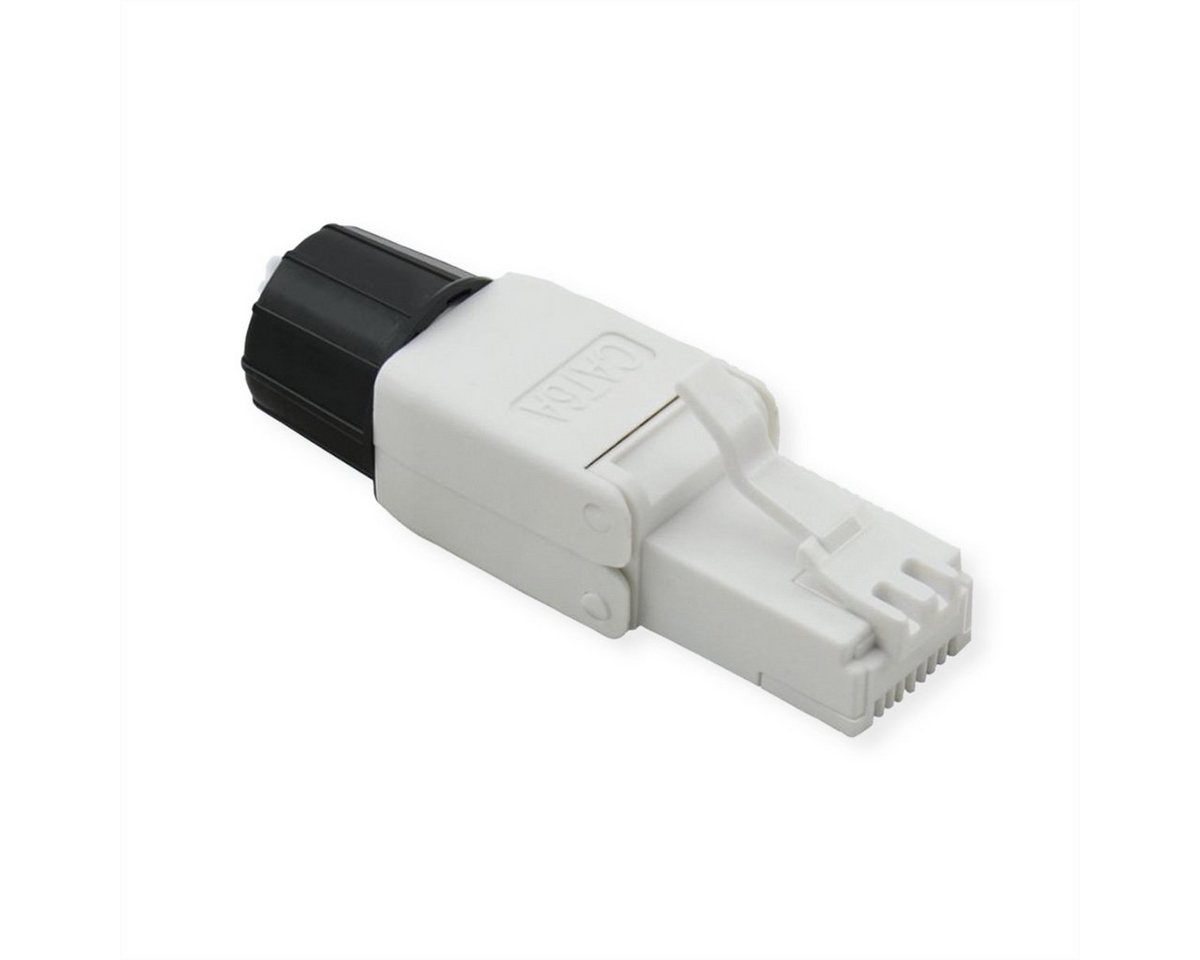 ROLINE feldkonfektionierbarer RJ-45 Stecker Kat.6A (Class EA), UTP Netzwerk-Panel von ROLINE