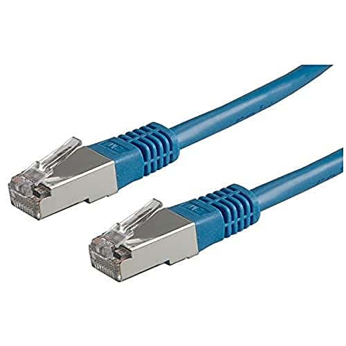 ROLINE Patchkabel Kat.5e (Class D) S/FTP, blau, 1 m ROLINE Patchkabel Kat.5e (Class D) S/FTP, blau, 1 m von ROLINE