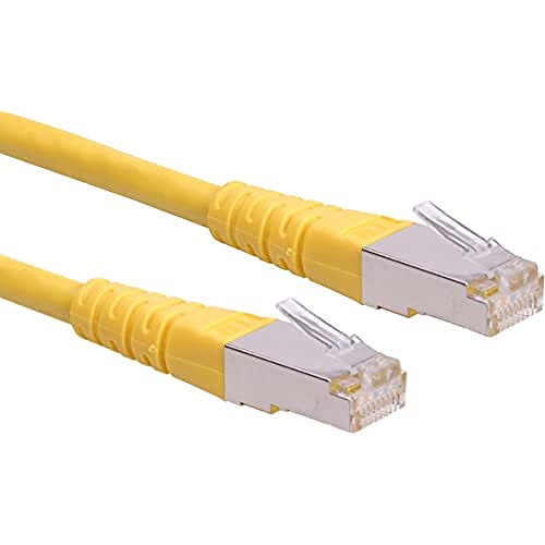 ROLINE Patchkabel Kat.6 (Class E) S/FTP (PiMF), gelb, 1,5 m von ROLINE