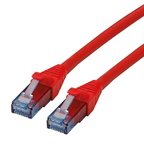 Roline 21.15.2712 RJ45 Netzwerkkabel, Patchkabel CAT 6a U/UTP 2.00m Rot 1St. von ROLINE