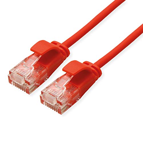 Roline 21.15.3913 RJ45 Netzwerkkabel, Patchkabel CAT 6a U/UTP 1.00m Rot 1St. von ROLINE