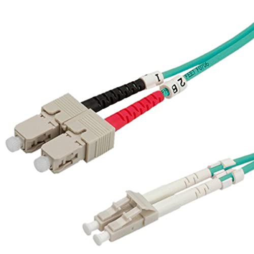 ROLINE LWL-Kabel 50/125µm OM3, LC/SC, türkis, 2 m ROLINE LWL-Kabel 50/125µm OM3, LC/SC, türkis, 2 m von ROLINE