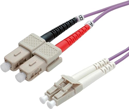 ROLINE LWL-Kabel 50/125µm OM4, LC/SC, violett, 3 m ROLINE LWL-Kabel 50/125µm OM4, LC/SC, violett, 3 m von ROLINE