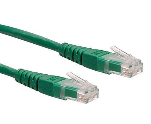 Roline LAN-Kabel Cat 6 | UTP Ethernet Netzwerkkabel mit RJ45 Stecker grün 20m von ROLINE