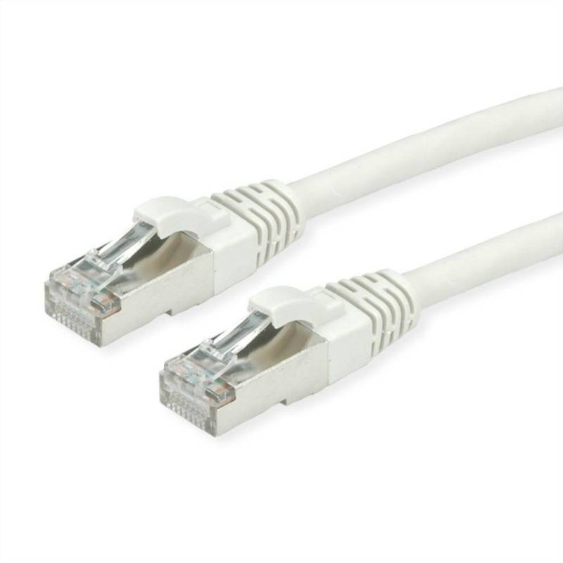 Roline Patch-Kabel RJ-45 (M) zu RJ-45 (M) 1 m SFTP CAT6a grau (21.15.0851) von ROLINE