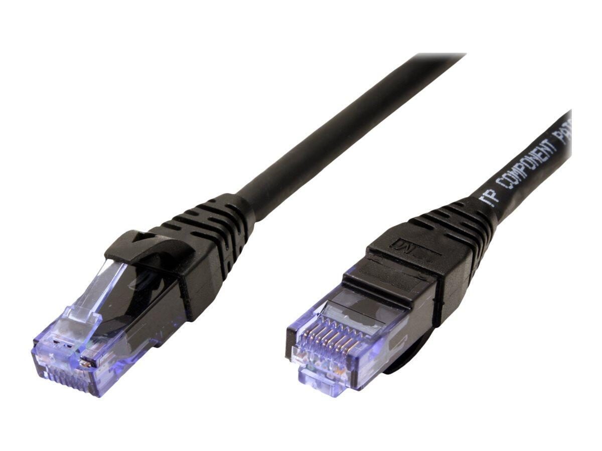 Roline Patch-Kabel RJ-45 (M) zu RJ-45 (M) 1 m UTP CAT 6a schwarz (21.15.2751) von ROLINE